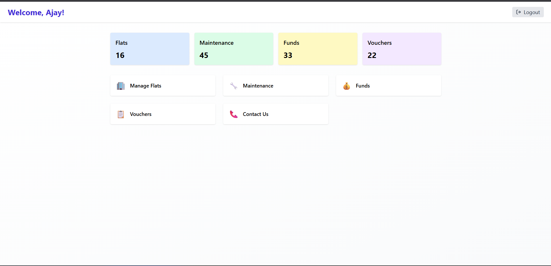 Society Finance Management System